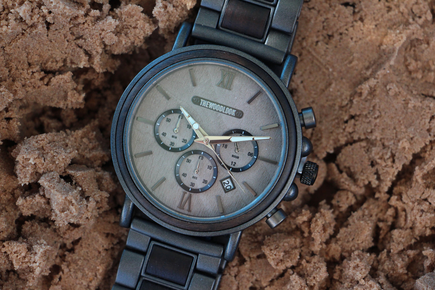 Austin Chronograph Wood Watch