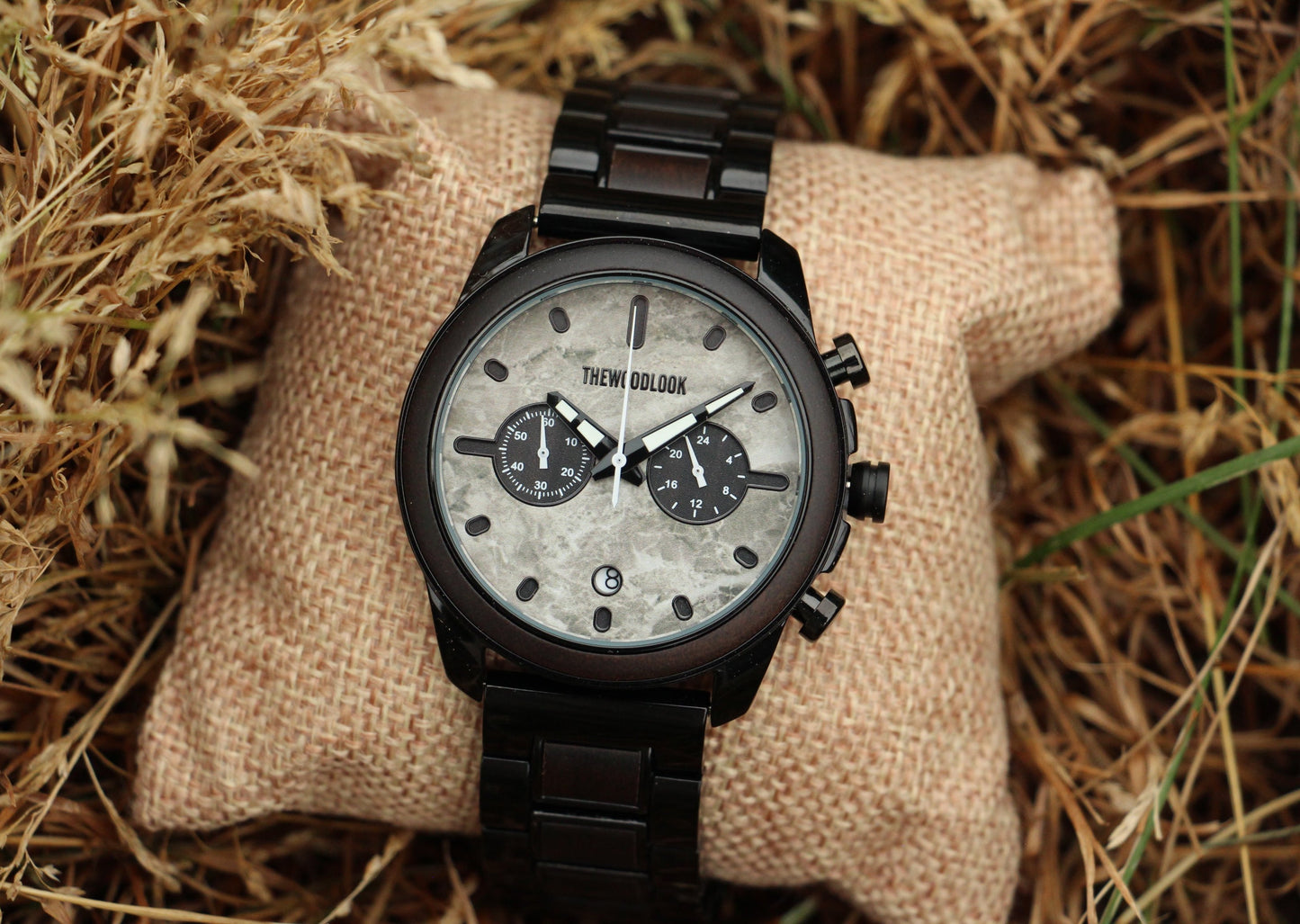 Pompei Chronograph Wood Watch