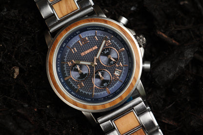 Beijing - Chronograph Wooden Watch