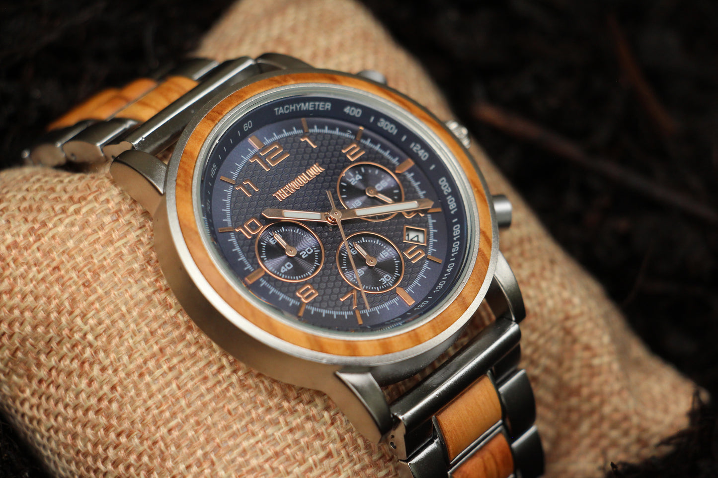 Beijing - Chronograph Wooden Watch