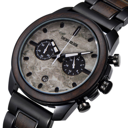 Pompei Chronograph Wood Watch