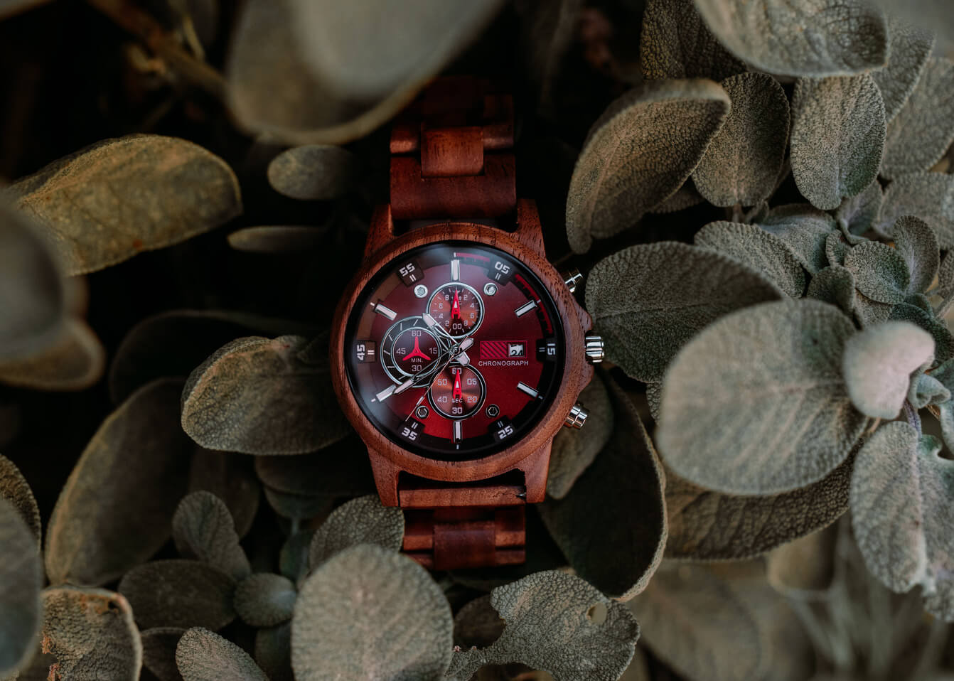 Edinburgh - Chronograph Wood Watch