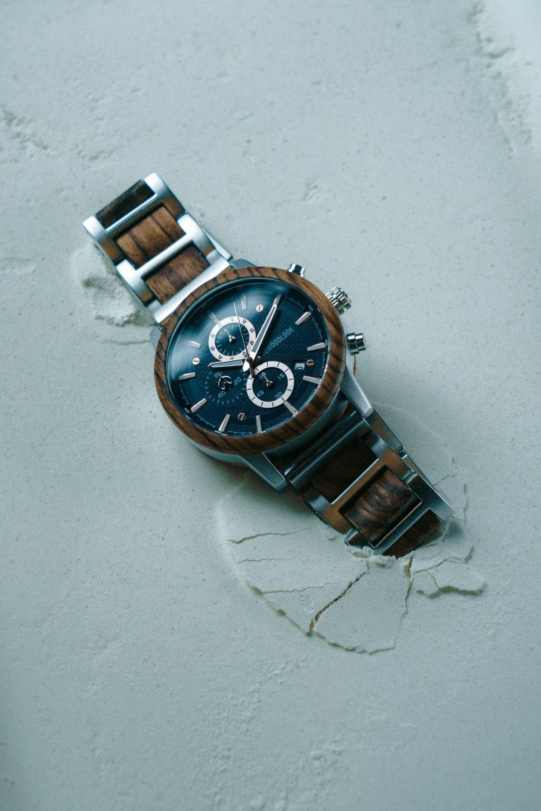 London - Chronograph Wood Watch