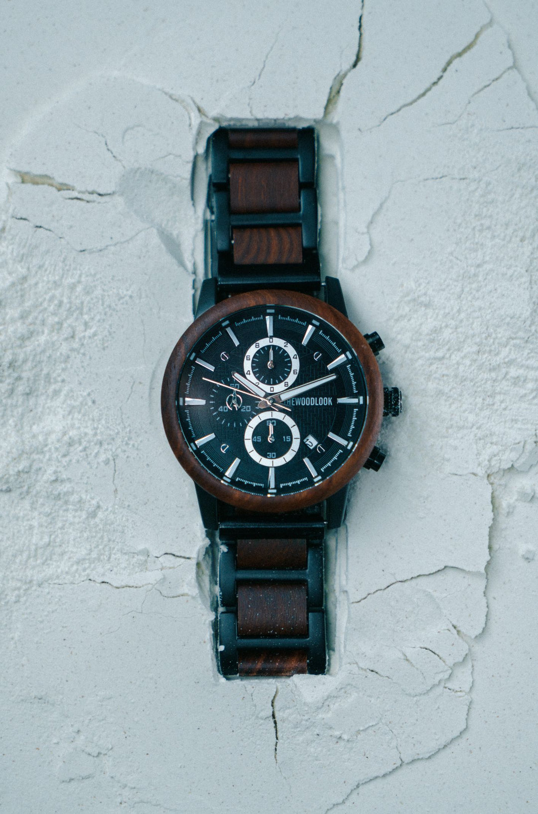 London - Chronograph Wood Watch