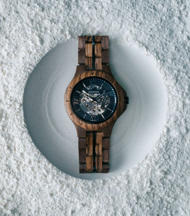 Barcelona - Mechanical Wood Watch