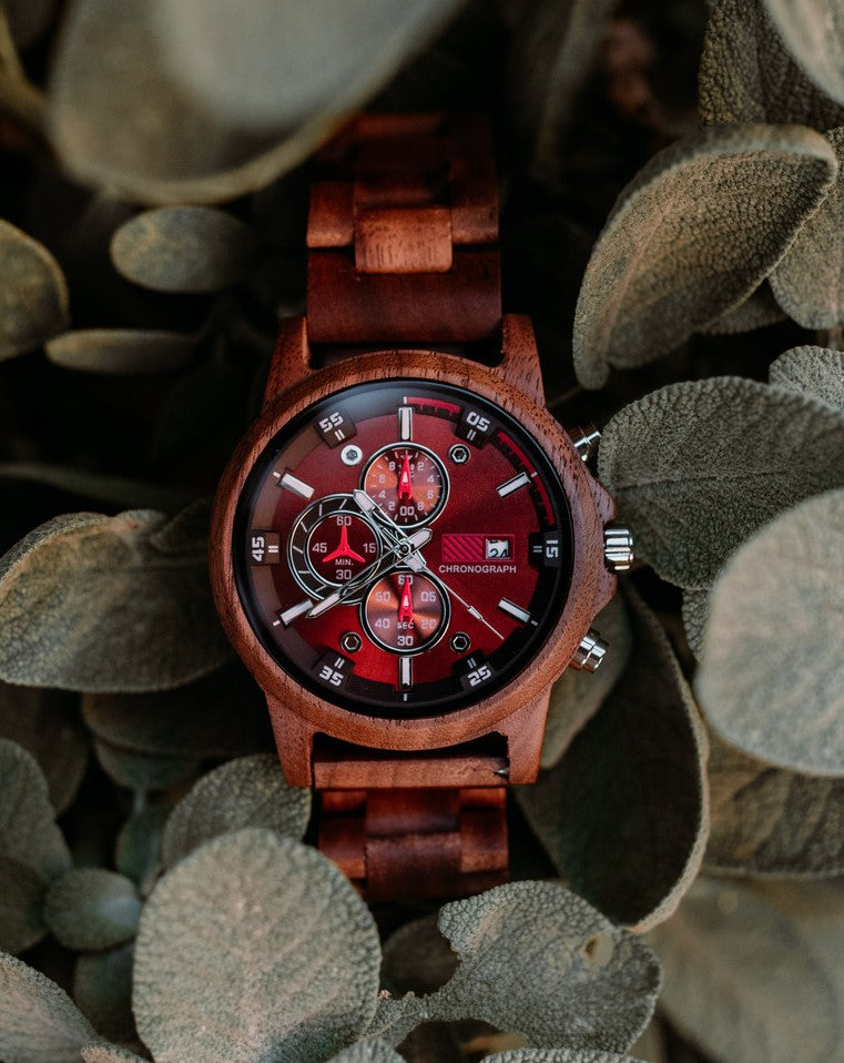 Edinburgh - Chronograph Wood Watch