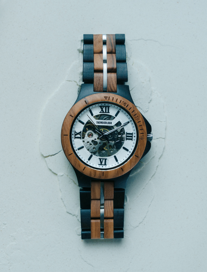 Barcelona - Mechanical Wood Watch